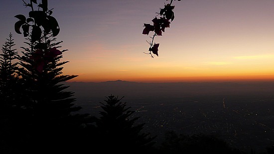Sonnenuntergang auf Doi Suthep