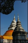 Stupa mit Wasserseilbahn