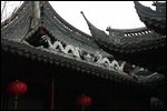 Drachen und Pavillions im Yu Yuan Park