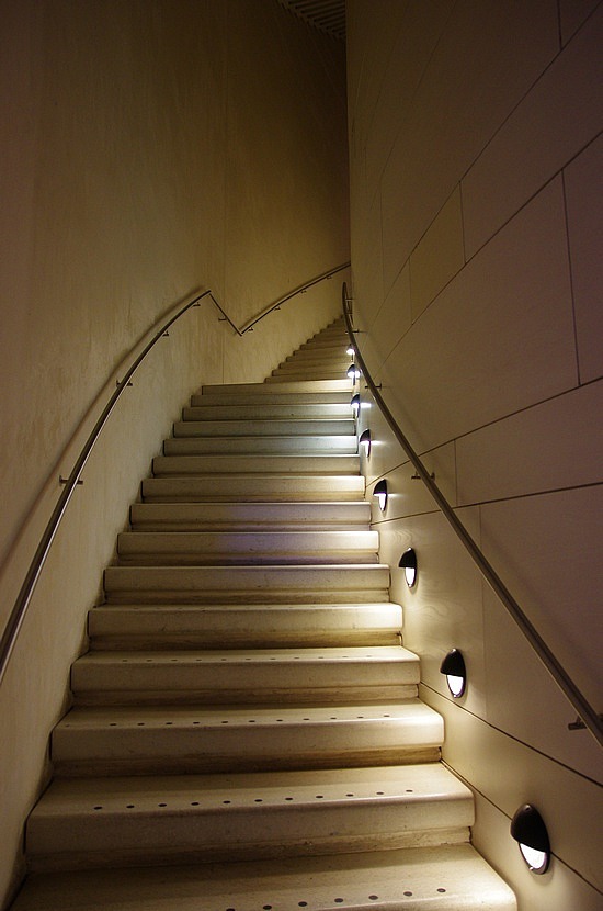 museum stairs