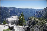 Rastplatz oberhalb Yosemite Point